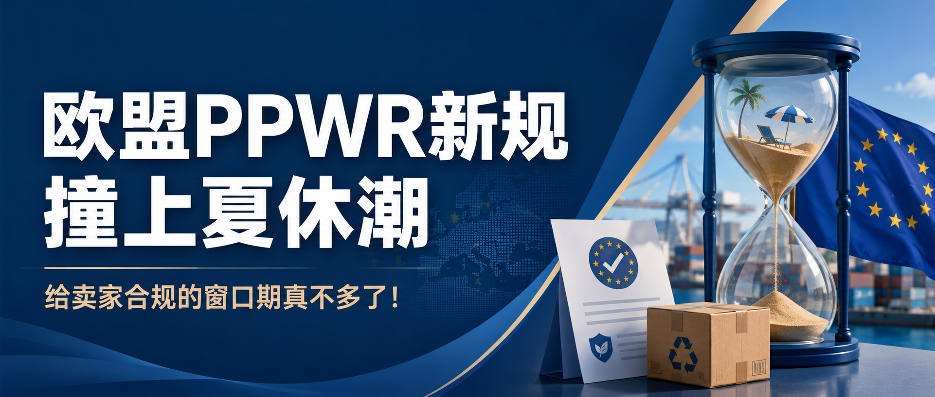 欧盟PPWR新规撞上夏休潮，给卖家合规的窗口期真不多了！